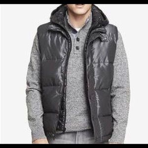 Express men’s size large hooded puffy vest
